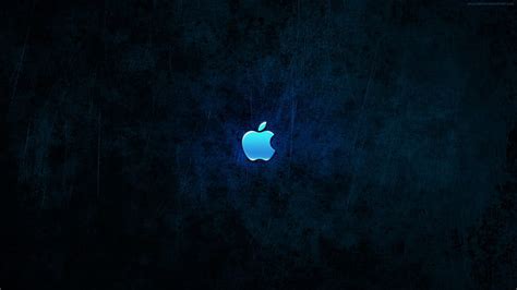 Free Download Hd Wallpaper Blue Dark Apple Inc Imac Mac Logos