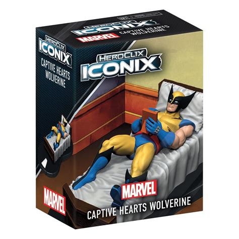 Marvel Heroclix Iconix Captive Hearts Wolverine Wizkids