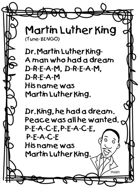 Martin Luther King Jr Worksheets For First Grade Wert Sheet