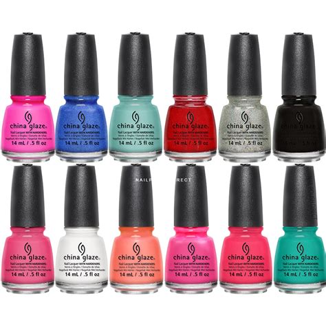 China Glaze Live In Colour Nail Polish Collection Complete Set X Ml