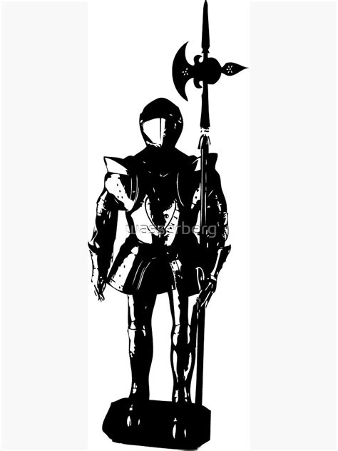 Knight Poster By Wasserberg Redbubble
