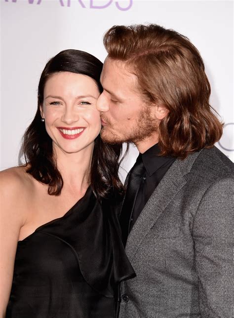 Sam Heughan And Caitriona Balfe S Cutest Pictures Popsugar Celebrity