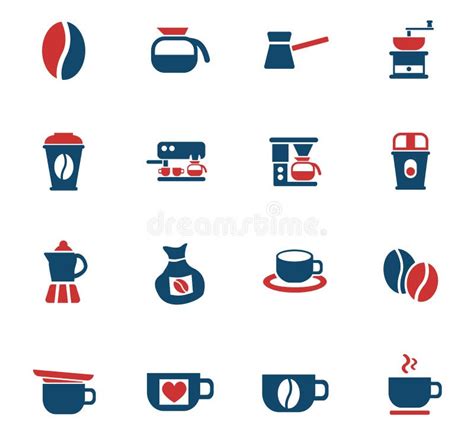 Coffee Icon Set Stock Vector Illustration Of Beverage 88249377