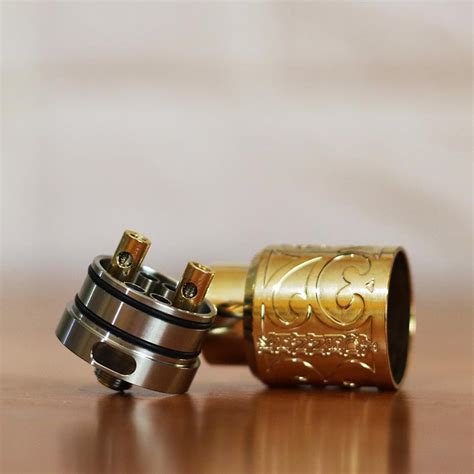 1995 Gold Kennedy Rda Deeply Engraved Edition 24 Style Dual Pole 24mm
