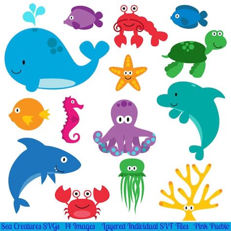 Cut Out Printable Sea Creatures Web To Help You Out Weve Developed