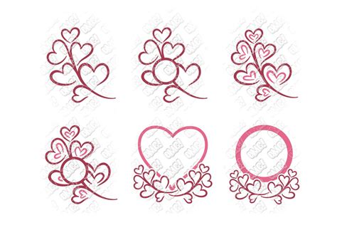 Valentine Swirl Flourish Svg In Svgdxfepspng • Ohmycuttables