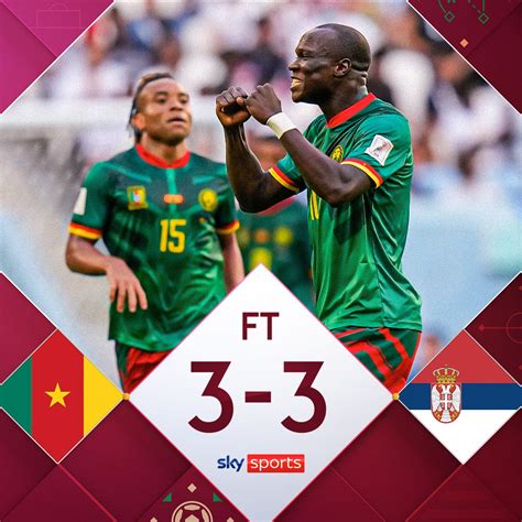 Sky Sports Cameroon Come From Two Goals Down To Draw