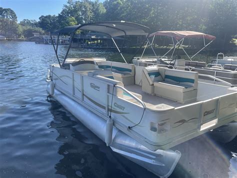 22′ Crest 90hp Pontoon Multi Day Rental Lake Gaston Northampton Marine