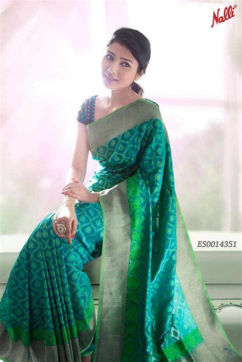 Saree Pick Of The Week This Gorgeous Green Banarasi Silk Saree Has Been Picked Out Exclusively