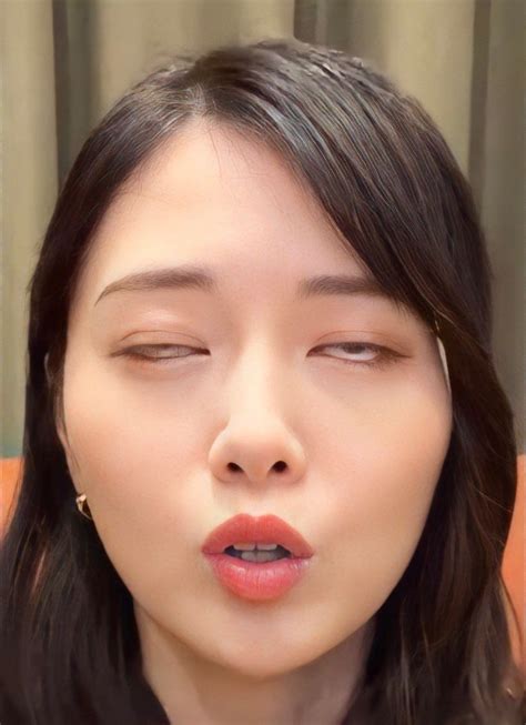 Beautiful Asian Women Face Expressions Beach Fun Orgasm Funny Faces