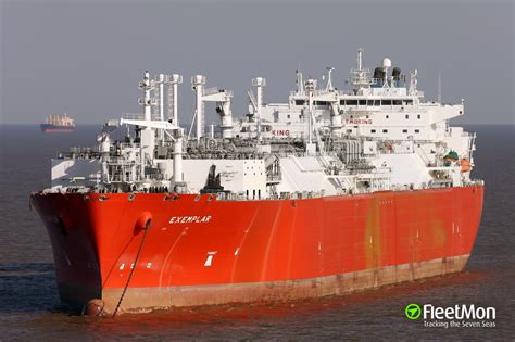 Vessel EXEMPLAR (LNG tanker) IMO 9444649, MMSI 205553000