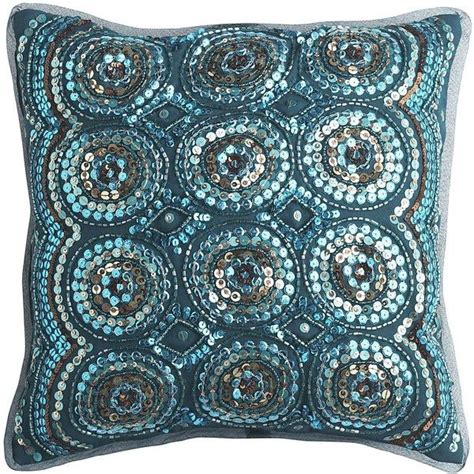 Pier One Sequin Circles Pillow 30 Liked On Polyvore Sequin Throw