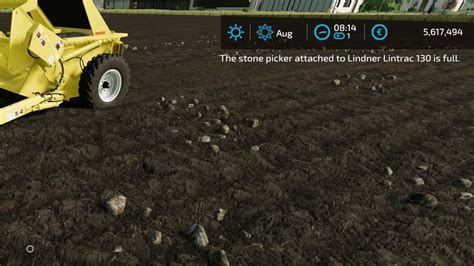 Stop The Stone Picker V10 Fs22 Farming Simulator 22 Mod Fs22 Mod