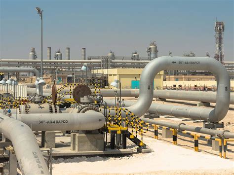 Petroleum or crude oil is a fossil fuel. Abqaiq Oil Processing Facility, Eastern Province, Saudi Arabia