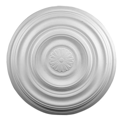 Rosettes are used to secure ceiling and wall panels in manufactured housing. Ceiling Rosette - UR133 - Unique Plaster