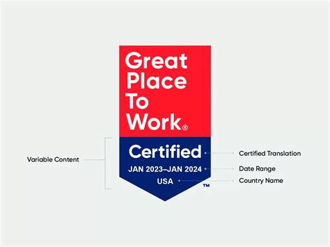 Certification Brand Guide Great Place To Work®