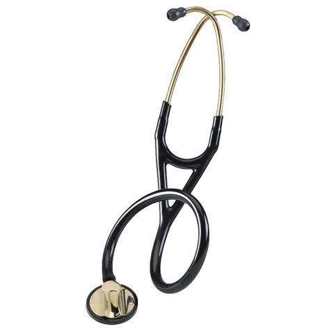 Littmann 3m Master Cardiology Stethoscope In Black With Brass Chest