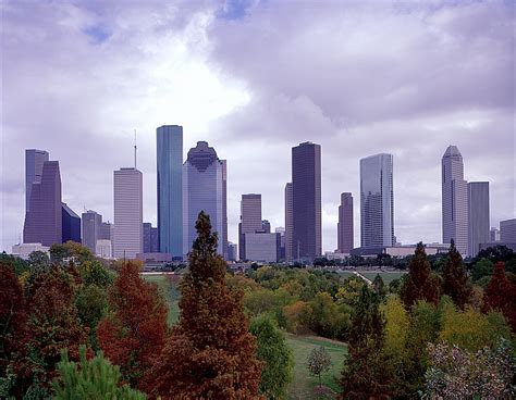 Houston Texas Skyline Postcard Houston Texas Skyline Wallpaper