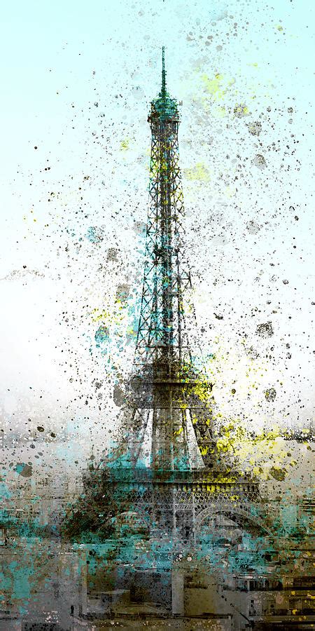 City Art Paris Eiffel Tower Ii Digital Art By Melanie Viola