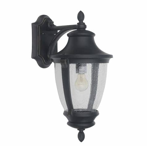Check out our decorative wall light selection for the very best in unique or custom, handmade pieces from our sconces shops. Home Decorators Collection Wilkerson 1-Light Black Outdoor ...