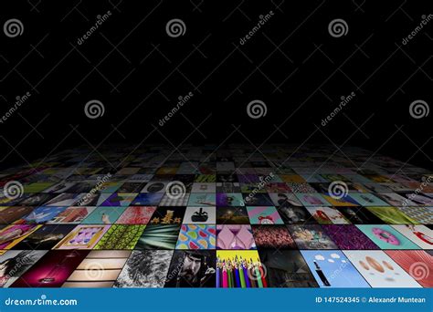 Multimedia Background Stock Image Image Of Reflection 147524345