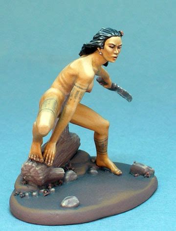 Female Nude Study Feral Warrior Dark Sword Miniatures