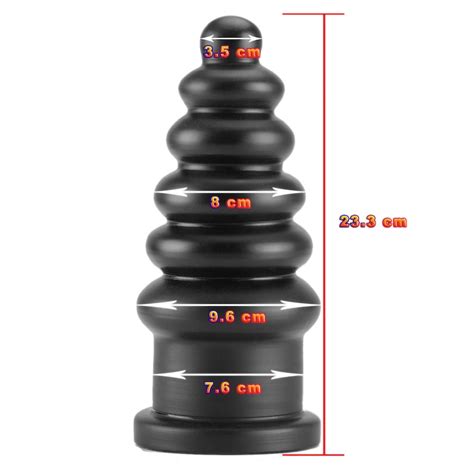 Super Huge Anal Beads Plug Big Butt Plug Tower Shape Large Anal Plugs Anal Sex Toys For Men
