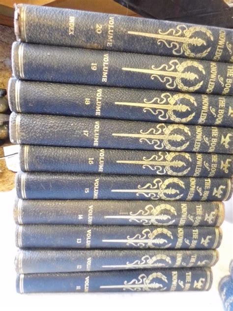 20 Volume Set The Book Of Knowledge The Childrens Encyclopedia Grolier