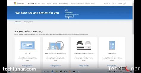 Add Your Device From Your Microsoft Account Quick Guide Techlunar