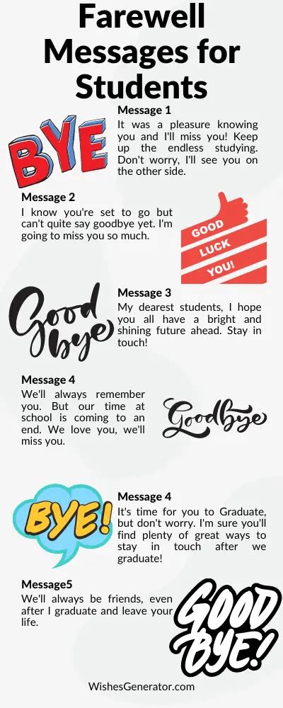 52 Farewell Messages For Students
