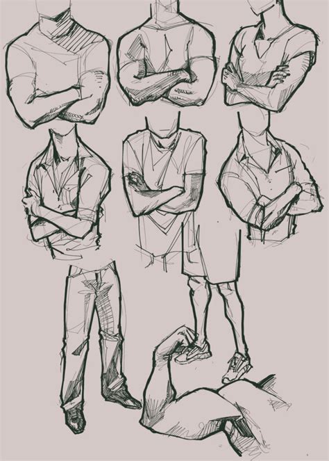Arms Crossed Drawing Reference And Sketches For Artists