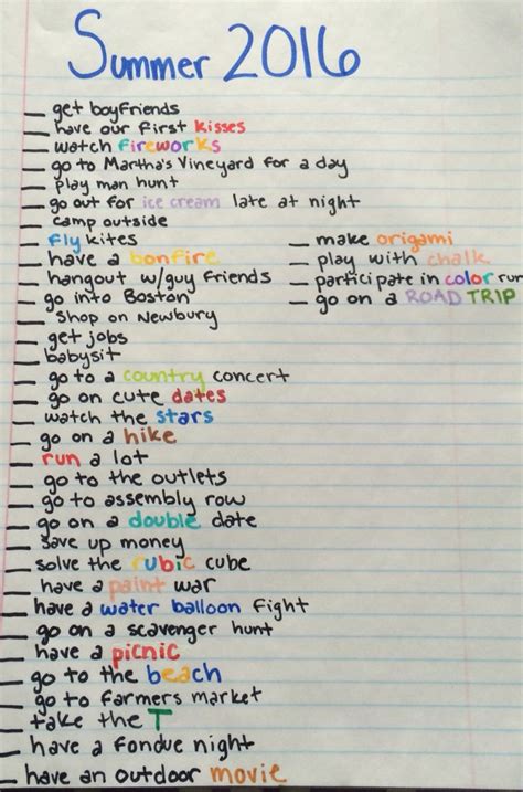 A List Of Things To Do In The Summer With Your Closest Friends What