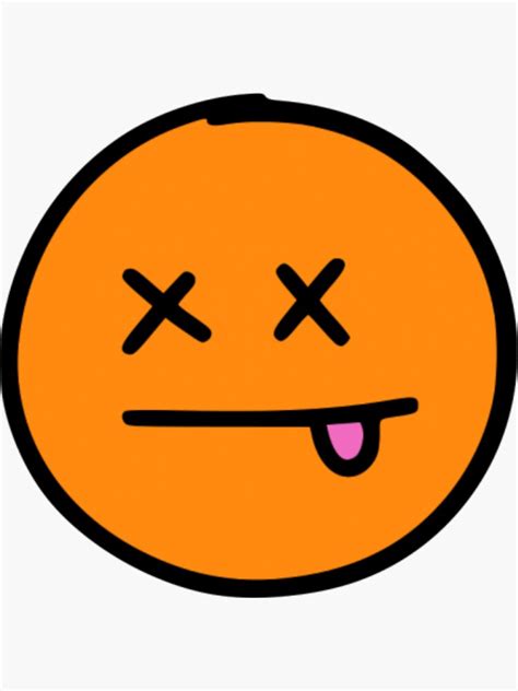 Dead Emoji Sticker For Sale By Valael Redbubble