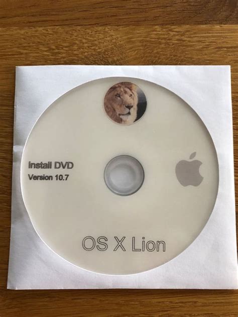 Install Dvd Os X Lion Kaufen Auf Ricardo