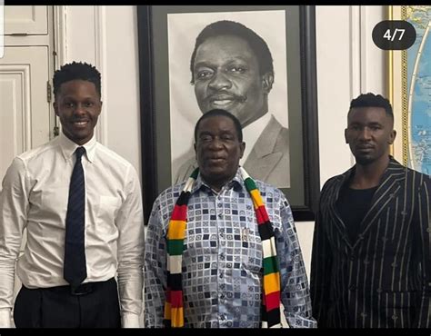 Fully Captured As Robert Mugabe Junior Meets Mnangagwa