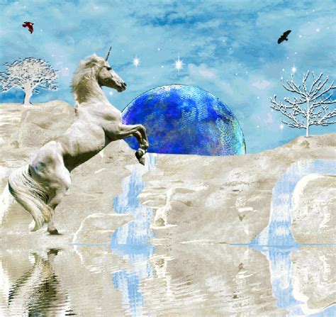 BEAUTIFUL WINTER UNICORN by Aim4Beauty on deviantART