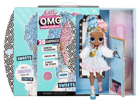 Lol Surprise Omg Sweets Fashion Doll Dress Up Doll Set With 20