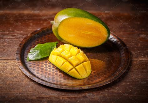 Fresh Mango Featuring Mango Cut And Fresh Food Images ~ Creative Market