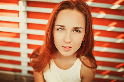 Wallpaper Women Redhead Face Portrait 2560x1707 Motta123