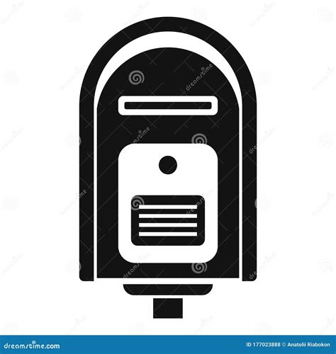Full Mailbox Icon Simple Style Stock Vector Illustration Of Office