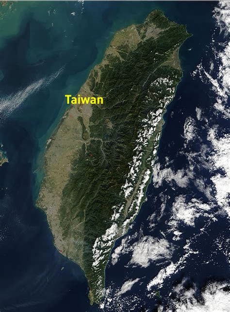 Taiwan Map And Taiwan Satellite Images