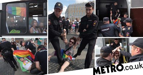 Russian Police Arrest 25 Gay Activists For Protesting In St Petersburg