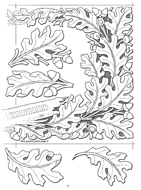 Oak Leaf Design Diy And Crafts Leath Free Printable Oak Leaf