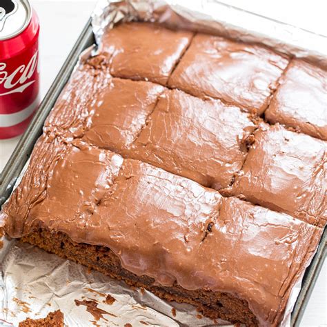 Follow simple sweet & cake recipes to cook at home without oven. Coca-Cola Cake Recipe (So Easy & Moist!) - Averie Cooks