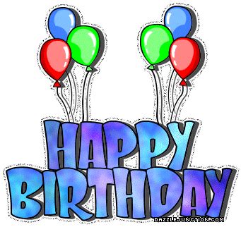 Our birthday clip art images are original and free to use. happy birthday for men graphics | Blue Balloons picture ...