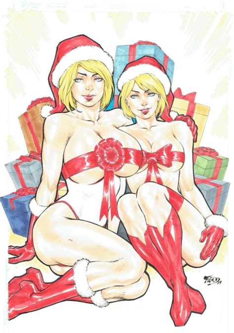 Rule 34 2girls Christmas Dc Dc Comics Fred Benes Functionally Nude