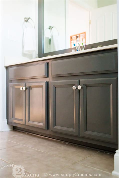 Give your bathroom an amara makeover. Bathroom Makeover on a Budget | How to Paint Cabinets ...