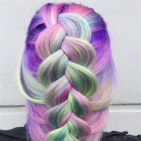 86,000+ vectors, stock photos & psd files. Unicorn Hair Color Trend - Colorful Hair Color Trends ...