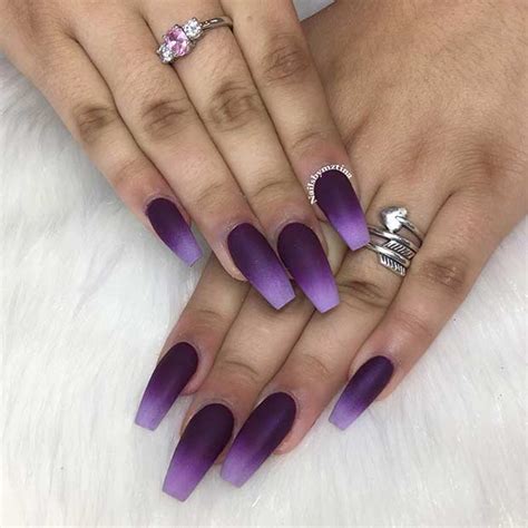 25 Cool Matte Nail Designs to Copy in 2017 - OBSiGeN 21 matte coffin nails you need to try right now page 2 of 2.
