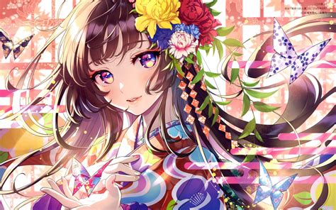 Colorful Anime Girl Wallpapers Top Free Colorful Anime Girl